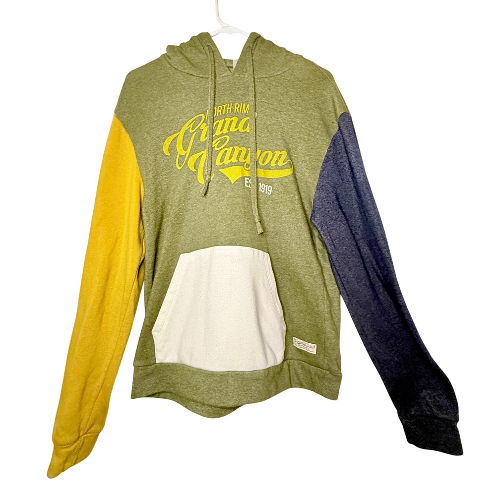 Good Land Supply Grand Canyon Colorblock Hoodie Mens L Outdoors Streetwear